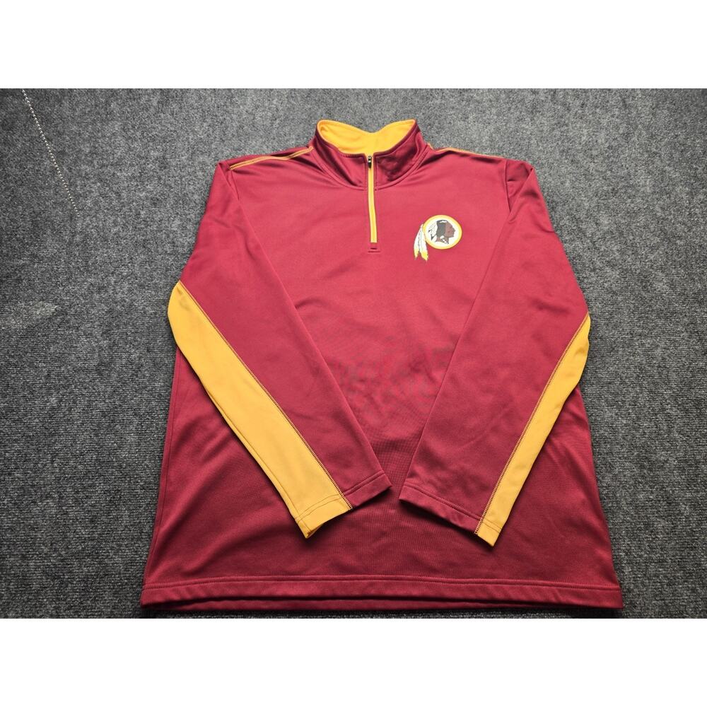 Washington Redskins NFL Team Apparel TX3 Warm Pullover 1/4 Zip XL X- LARGE